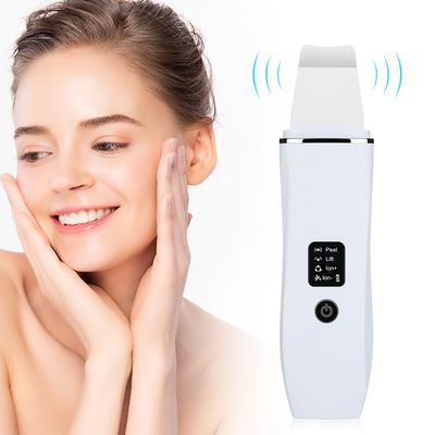 Ultrasonik Cilt Temizleyici Peeling Küreği EMS Mikroakım İyon Akne Siyah Nokta Temizleyici Yüz Derin Temizleme Yüz Germe Cihazları
