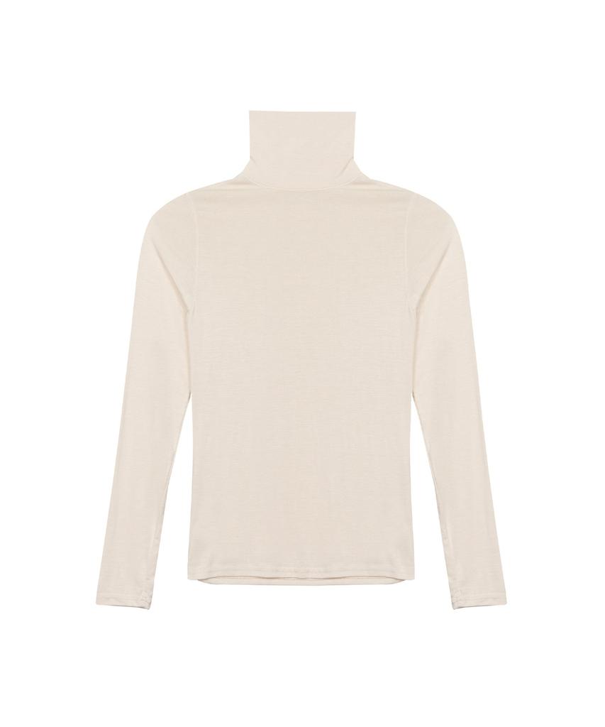 Nigaennikol [Essential] Minimal Span Turtleneck_Cream
