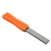 Double Sided Sharpener Portable Emery Fan Shaped Folded   Sharpener for Outdoor Garden