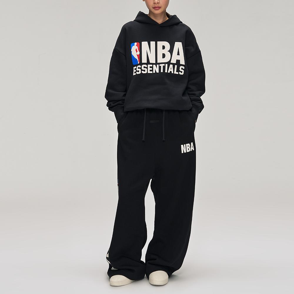 Fear of God Essentials x NBA Sports Fit Hoodie Black Men Tops 192NB256401F