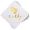 Anniversary & Birthday Hot-Stamped Children's Little Footprints Napkin Paper