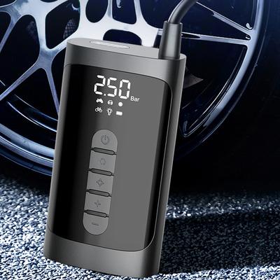 Gonfiagomme per Auto Intelligente Senza Fili Multifunzione Ricaricabile USB Display Digitale Gomma Auto