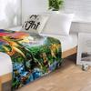 Dinosaur Adventure Blanket Perfect All Seasons Soft Comfortable Sofa Office Nap Travel Birthday Gift Christmas Present