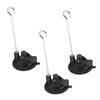 3 Pcs Bird Feeder Wall Hanger Window Suction Cup with Hanger Hook for Wind Chimes Plant