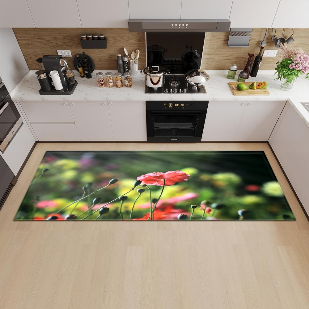 Nordic Kitchen Mat Porch Door Mat Living Room Bedroom Long Carpet Corridor Non-slip Floor Children's Carpet
