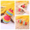 New Pet Toy Large Rainbow Ball Biting Rubber Ball Cats Interactive Supplies