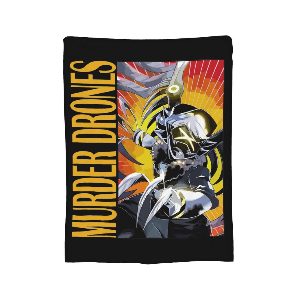Uzi Doorman Murder Drones  Blankets Fleece  Winter   Multifunction Lightweight Throw Blanket for Bedding Car Bedding Throws