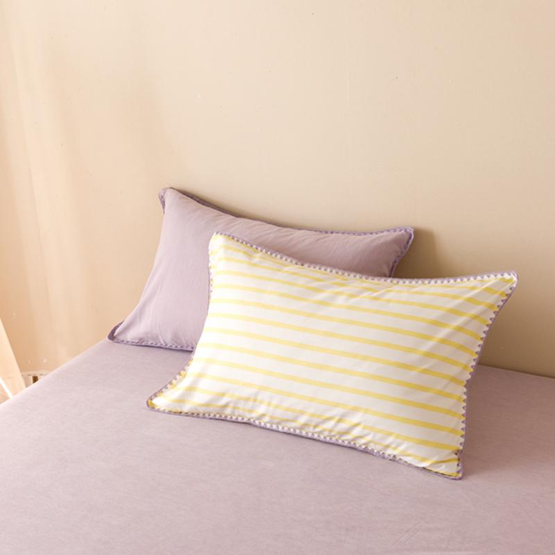 Yellow Stripe Bedding Sets Quilt Cover Bed Flat sheet Pillowcase Full Queen Bed Linen Adult Kids Duvet Covers No Filling