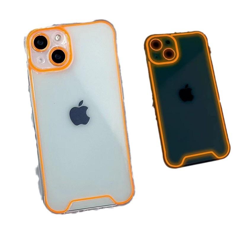 The Luminous Phone Case Is Suitable for The IPhone 15PRO. The Luminous 14 Fluorescent Phone Case 13 Creative Protective Cover