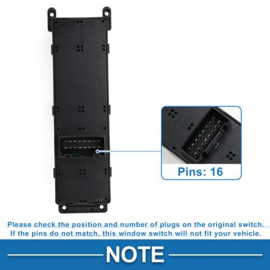 1 AUTO Front Left Power Window Switch for Kia Carens 2007-2012 No935701D1013W