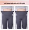 Damen High-Waist Yoga-Hose in Übergröße - Herbst/Winter Samtgefüttert, Schlanke Passform, Rutschfest, Warme Basisschicht