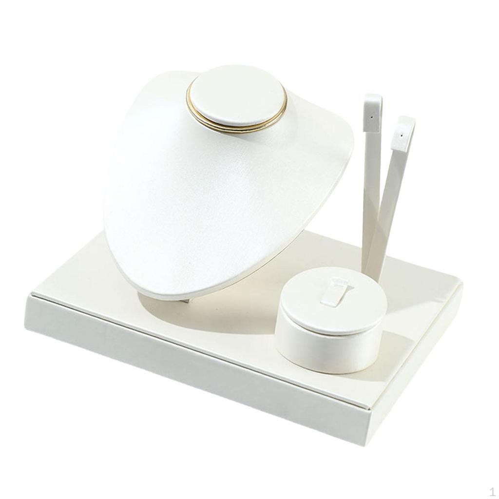 Jewelry Display Case, Decorative Showcase, 3-in-1 Design, Necklace Organizer for Women, Gift Shop,