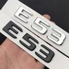 3D ABS Black Chrome Car Rear Trunk Letters Badge Sticker E53 Emblem For Mercedes-Benz E53 W213 W212 Auto Accessories