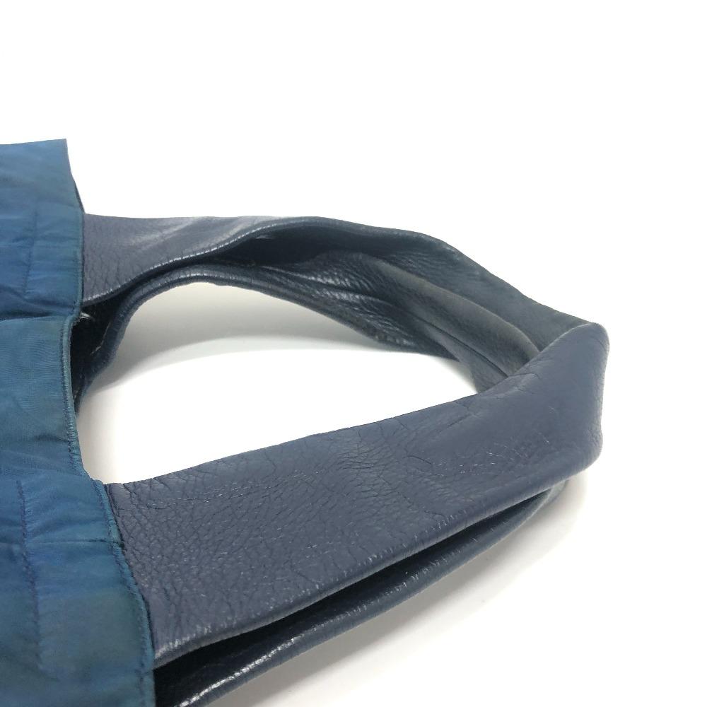PRADA VA0677 Triangle logo Tote bag Nylon blue/SilverHardware