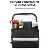 Bicycles Handlebar Bag Bike Panniers Coolers Bag with Reflective Strips Front Handlebar Storage Pouches Cycling Accessory
