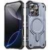 For iPhone 16 Pro Case Compatible with MagSafe Four Corner Airbags PC+TPU Phone Cover