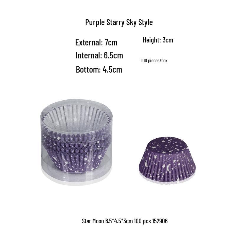 Heat-Resistant Crimped Cupcake Liners for Baking