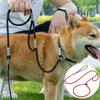 Military Grade Dog Leash Slip Chain Dual Handle Nylon Rope No Pull Training Lead Heavy Duty Pet Traction Rope for M L Dogs