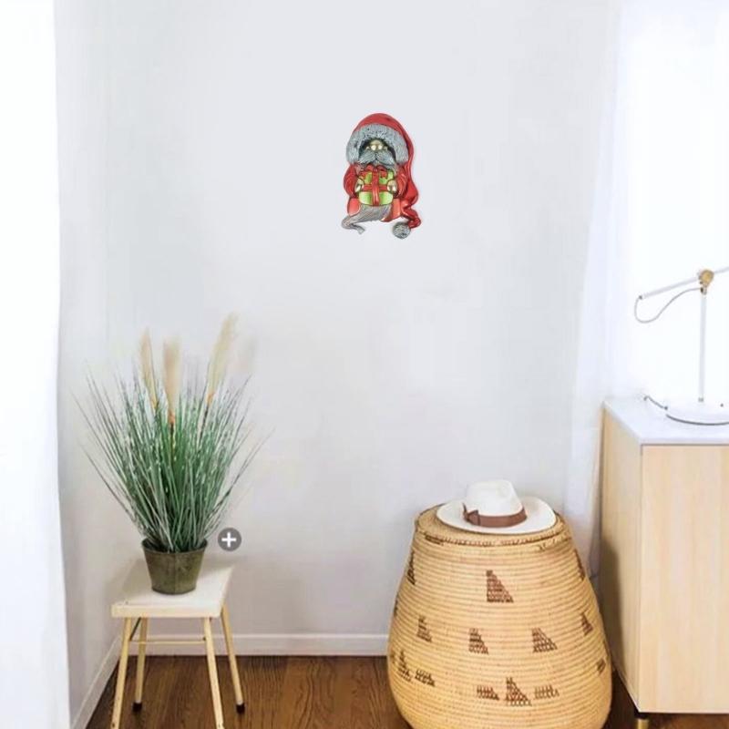 Weihnachts-Gesichtsloser Zwerg Wanddeko Silikonform Personalisierbare Weihnachts-Wanddeko Harzform Einzigartige Gips-Epoxidharzformen