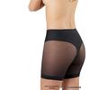 European & American Women's Seamless Mesh Boxer Briefs with Antibacterial Cotton Crotch - Sexy Mid-Low Waist Shaping Underwear
