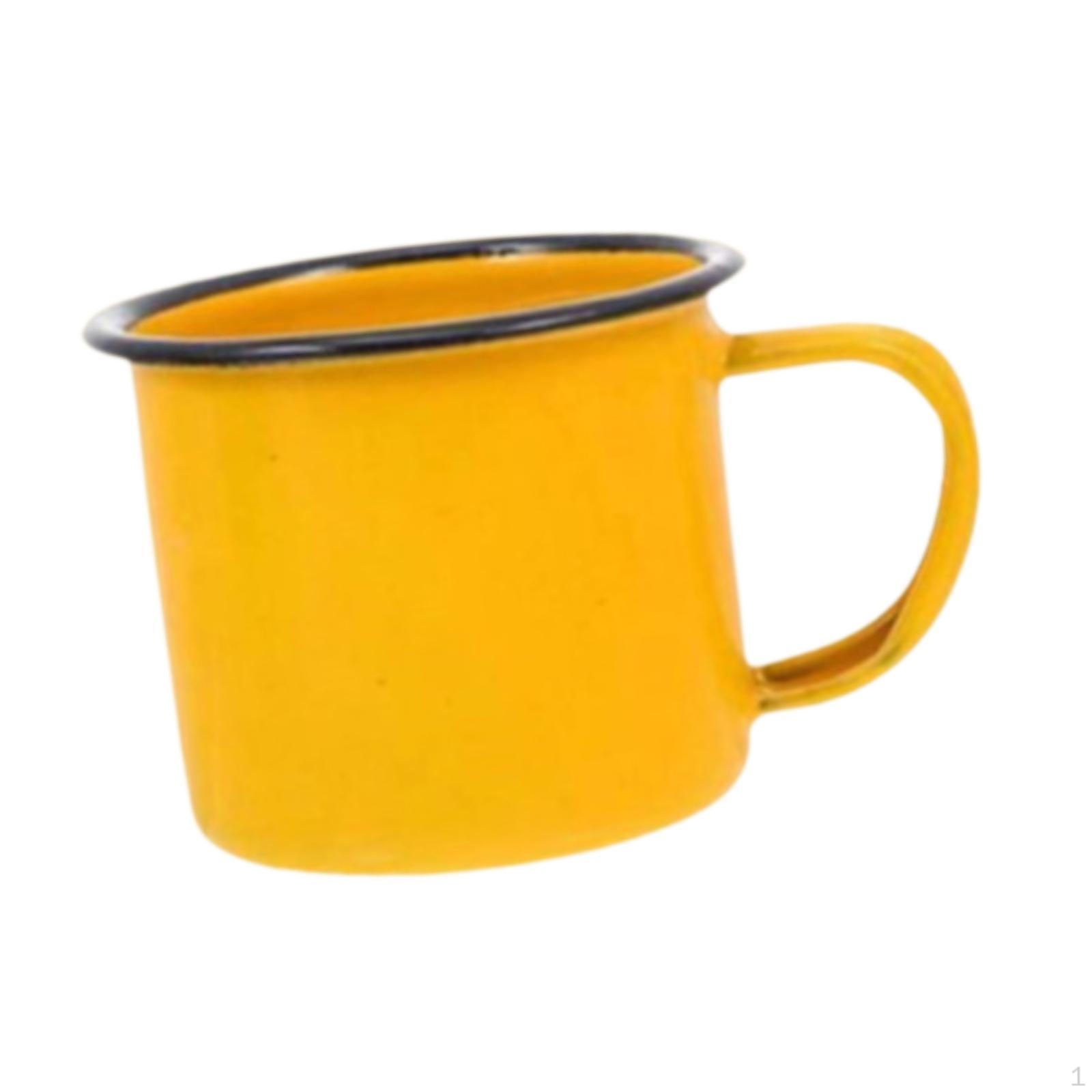 

Эмалированный набор кофейных чашек Chic для современного образа жизни жёлтый