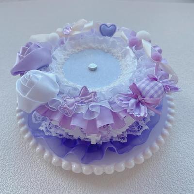 Kreativer Kuchenform-Ausweishalter Süßer Kleiner Kuchen Anime-Anstecker Baji-Basis 58-75mm Ausweishalter DIY-Material Itabag-Dekoration