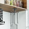 ZNMW Stainless Steel Rotating Kitchen Hook Rack Set
