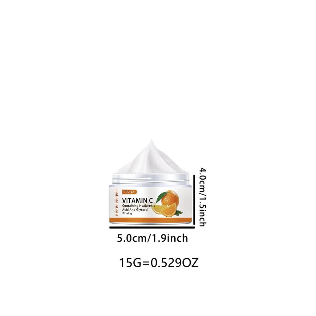 Vitamin C fuktighetsgivende krem ​​lyser opp hudtonen, strammer opp huden, reduserer matthet og reparerer skadet hudbarriere
