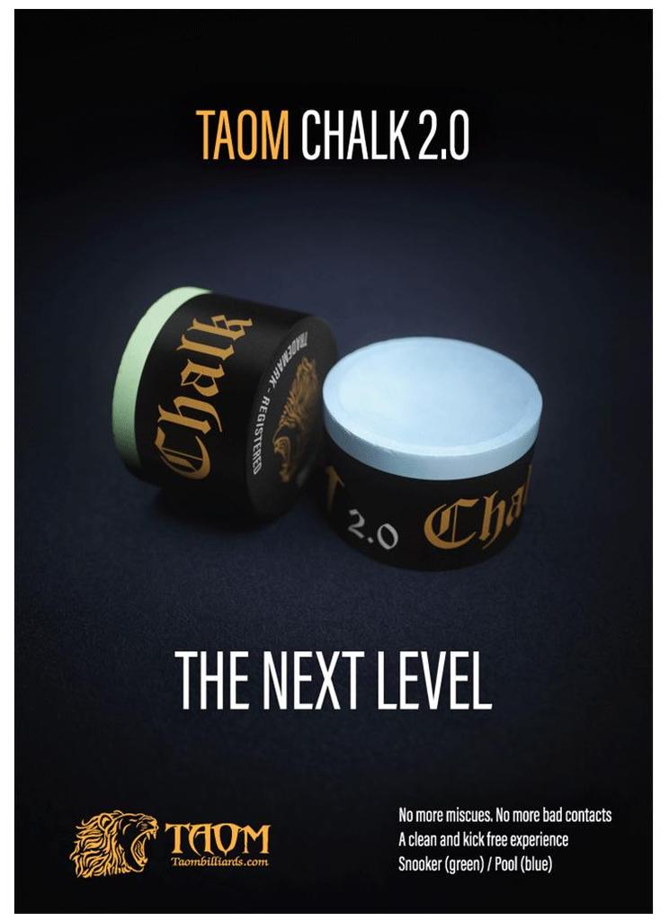 Taom Qiaofen Chocolate Powder for Professional Billiard Cue - Snooker & Eight-Ball Supplies