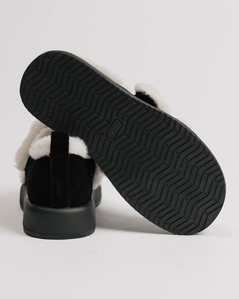 Velcro Boots Allsy 85912 36 Black Suede Wool