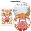 Colorful Bear Rabbit Cat Mouse Flower Leaf Abstract Animal Posters Prints Wall Art Canvas Painting Pictures Baby Kids Room Decor