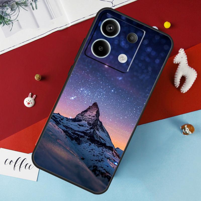 Zermatt Matterhorn Schweizer Berg Hülle für Xiaomi Redmi Note 13 12 10 8 9 11 Pro 12S 10S 11S Redmi 13C 10A 10C 9C 12C Hülle