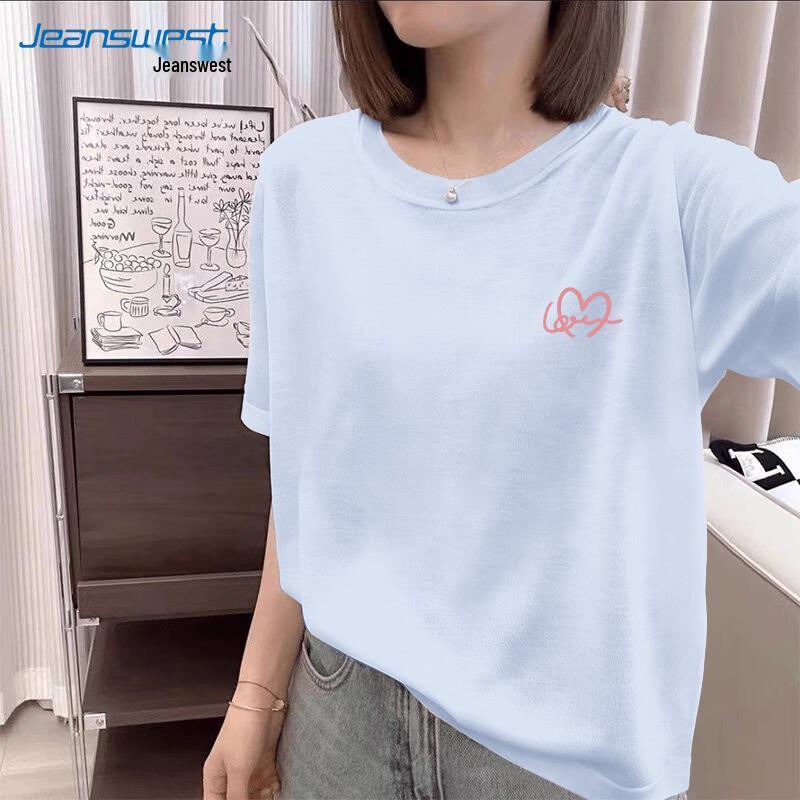 Jeanswest JR-61-273503 Heart Line Graphic Tee M
