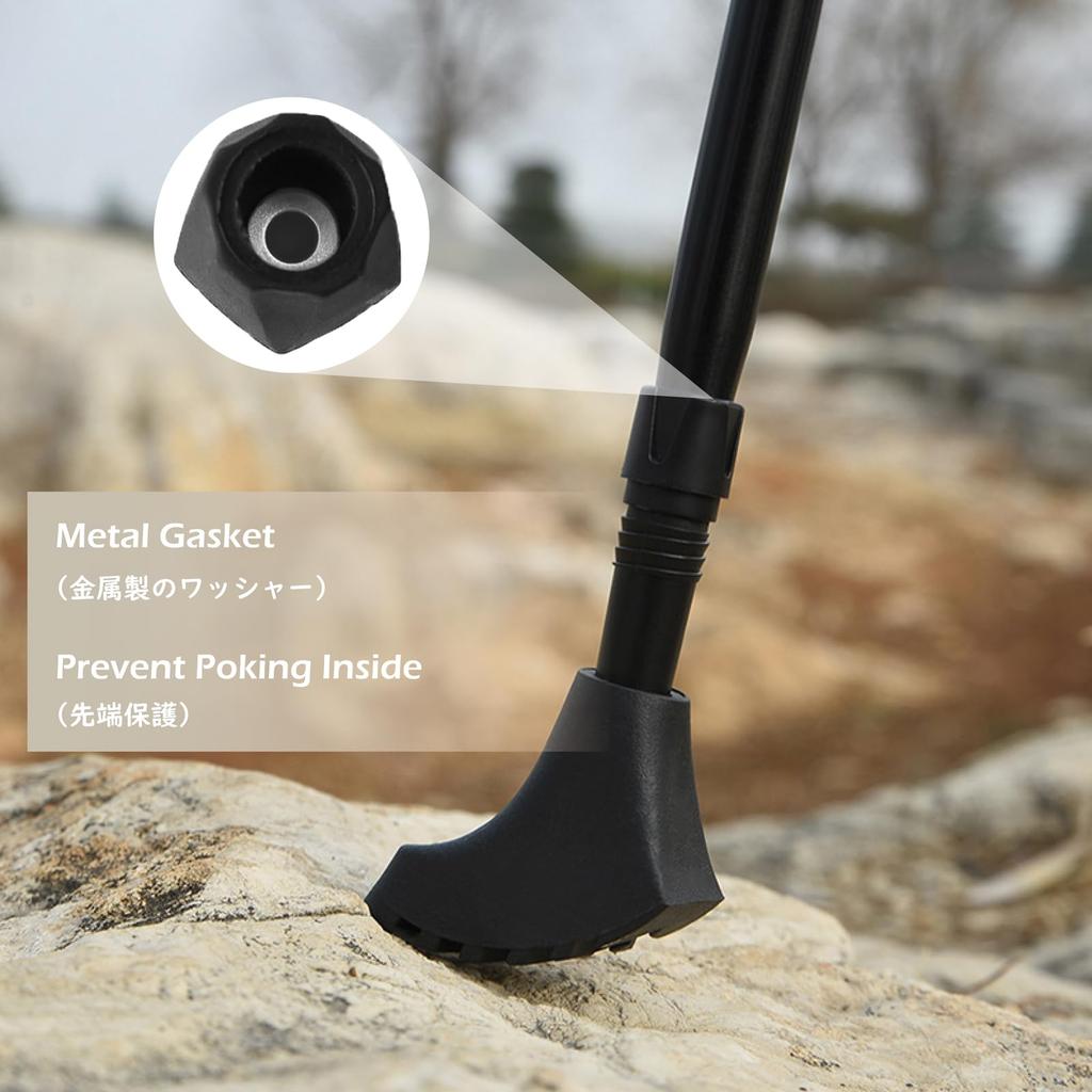 TRIWONDER Trekking Pole Walking Pole Rubber Cap Replacement Stock Cap