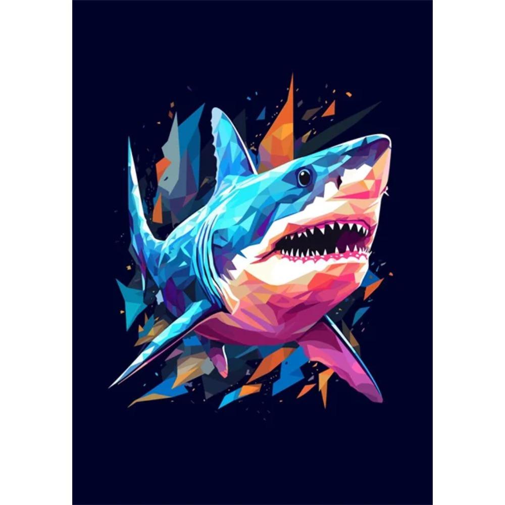 Abstrakt Färgstark Vilda Djur Canvasmålning Bläckfisk Katt Apa Lejon Graffiti Popkonst Målare Väggkonst Väggmålning för Heminredning