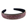 Modisches Strass Anti-Rutsch Stirnband: Retro-Stil, Vollständig mit Diamanten besetzt, Lichtluxus-Haaraccessoire