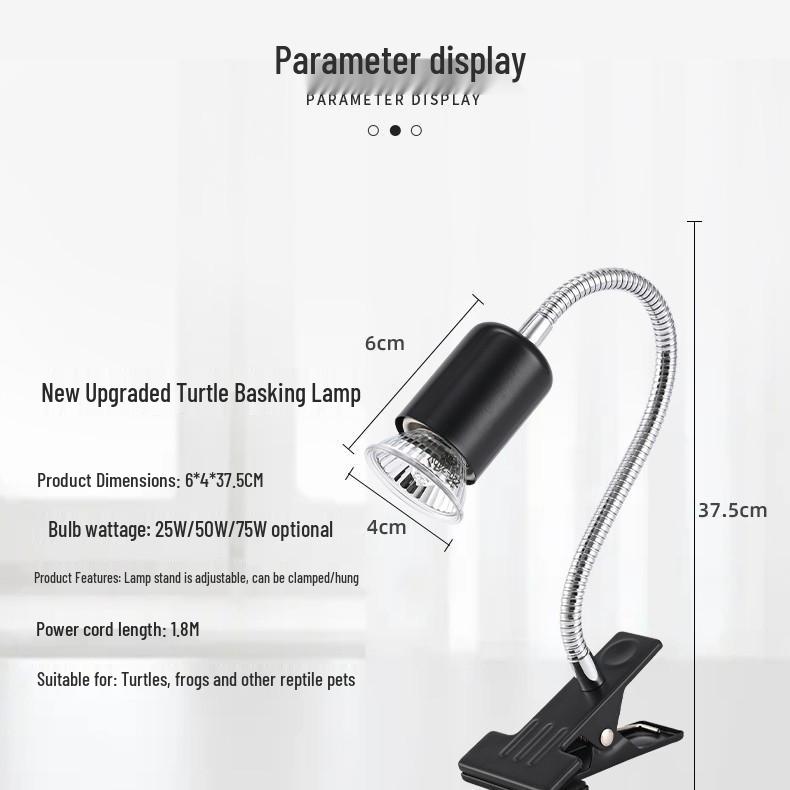 Full Spectrum UVB Heat Lamp for Reptiles - Basking, Brooding, and Calcium Supplement