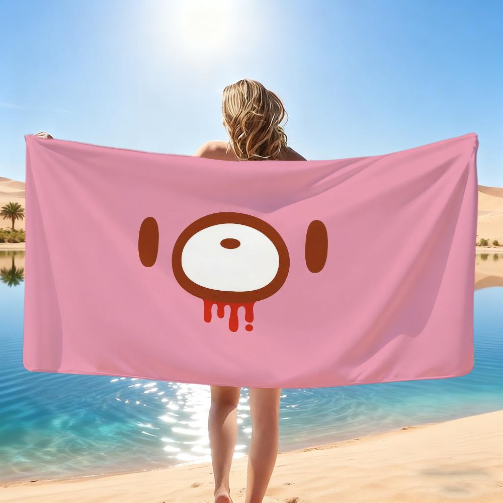 Cartoon G-gloomy-y Towel Gift For Travel Gym Sauna Travel Spa Shower Camping Quick Dry Sports Beach Towels Soft b-bear Pool