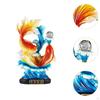 12,8-calowa chińska figurka ryby Feng Shui, centralny element kolekcji, żywiczna rzeźba, figurka do