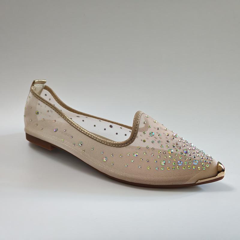 Spring Summer Ballerina Flats Women Shoes Pointed Toe Flat Casual Breathable Mesh Soft Shoes Daily Wear