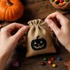 6-Pack Halloween Drawstring Bags for Party Candy Fillers Gift Storage