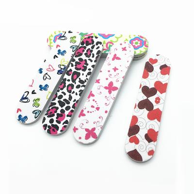 100PCS Nail File UV Gel Nail Polish Sponge Files Sanding Buffer Block Lime a Ongle Nail Art Tools