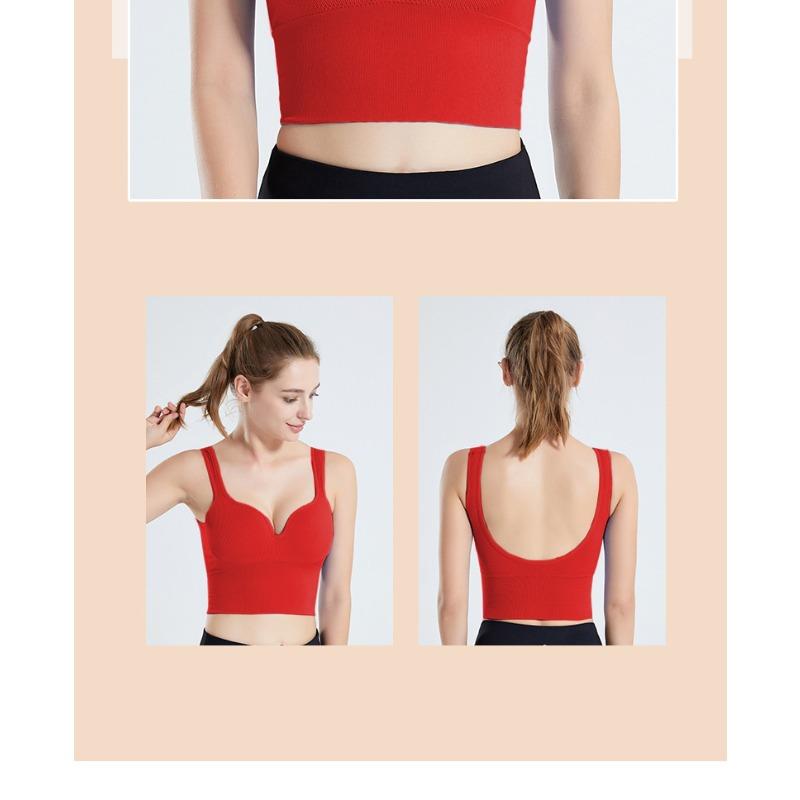 3D Seamless Sports Bra, Lingerie, Women's Summer High-strength Shock-absorbing, Beautiful Back, Fixed Chest Pad, Vest, Integrated Fitness
