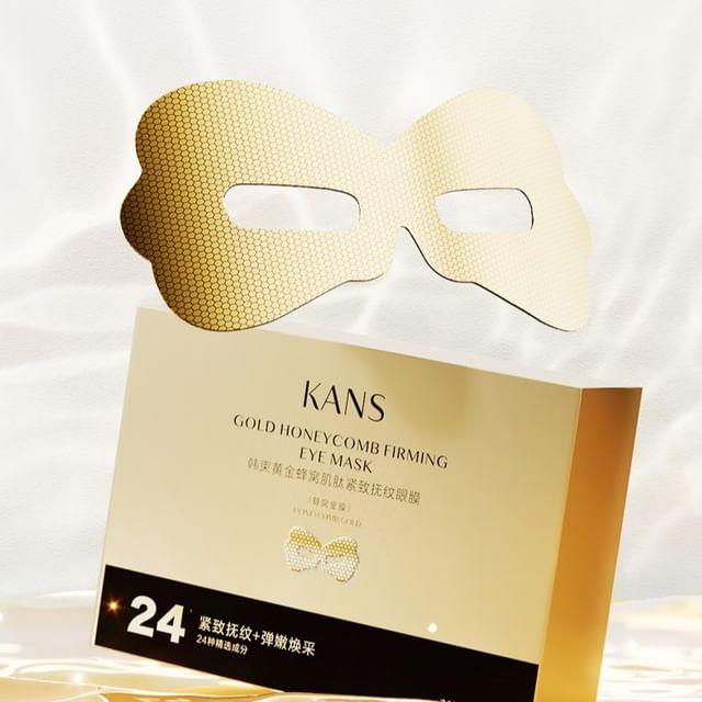 

KANS - Укрепляющая маска для глаз с золотом и медом в форме сот (10 шт) 10ml x 10pcs