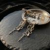 Fashion Alloy Chain Hoop Earrings Tassel Lightweight Drop Earrings Temperament Decorative Gothic Earrings Women