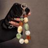 New Korea Retro Alien Beaded Bracelet Phone Strap Charm Chain Knot Cellphone Lanyard Keychain Bag Earphones Pendant Accessories