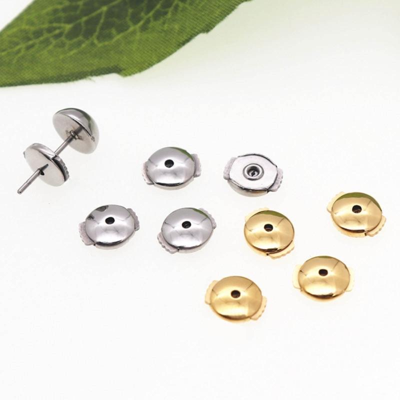 Stylish and Practical Earplugs Locking Clip Convenient Earplugs Retainer Large Earring Replacements for Studs Earrings