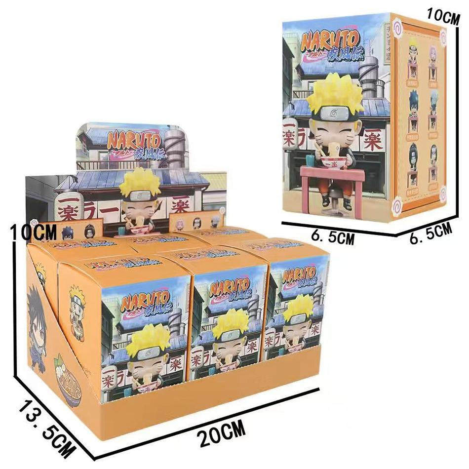 In Stock Naruto Shippuden Ramen Theme Series Blind Box - Chibi Mini PVC Anime Figures - Mystery Sasuke Uchiha and Naruto Toy Beautiful Gifts