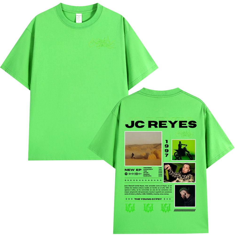 Rapper Jc Reyes 2025 Album Merch Tshirt Unisex Women Fashion Hip Hop Tshirts High Quality Cotton Short Sleeve T Shirts Streetwear