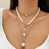 GemChic נשים חדש בציר חרוזים מעטפת תליון עצם הבריח שרשרת אתנית אופנה יום הולדת מתנת תכשיטי חג המולד